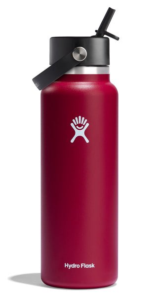 Hydro Flask 40 oz Wide Mouth with Flex Straw Cap – Berry